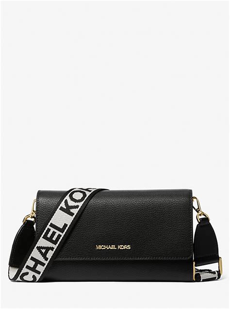 michael kors tas wit jet|Jet Set Large Leather Crossbody Bag .